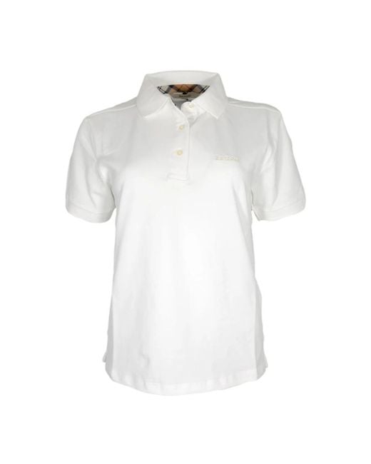 Barbour White Polo Shirts
