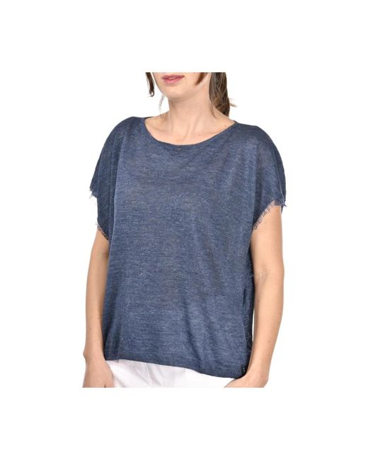 T-Shirts Gran Sasso de color Blue