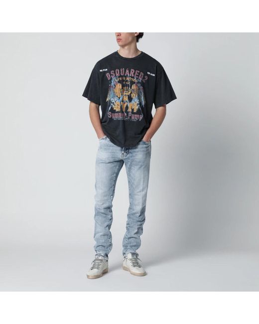 DSquared² Black T-Shirts for men