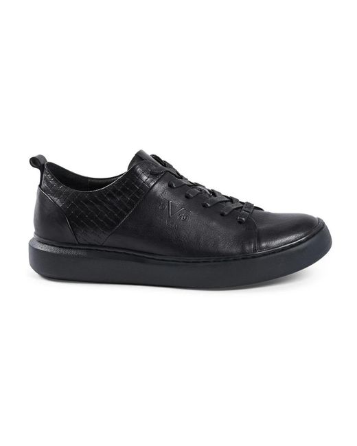 19V69 Italia by Versace Black Sneakers for men