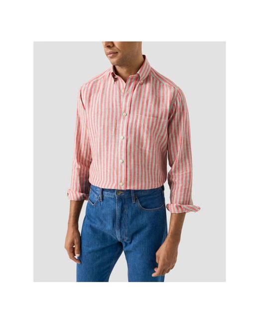 Eton of Sweden Pink Casual Shirts for men