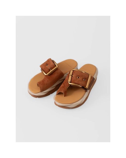 Sliders 4Ccccees en coloris Brown