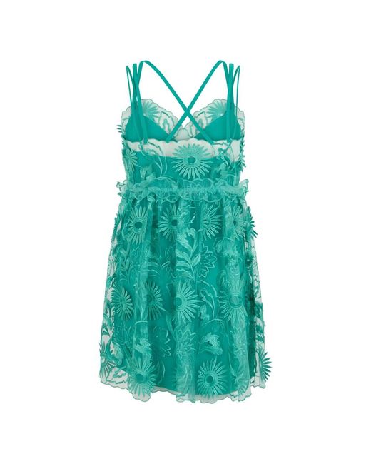 Alberta Ferretti Blue Short Dresses