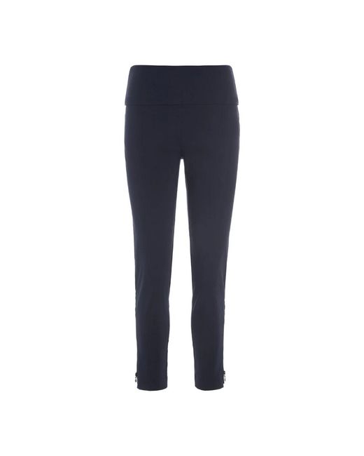 Slim-Fit Trousers Bitte Kai Rand de color Blue