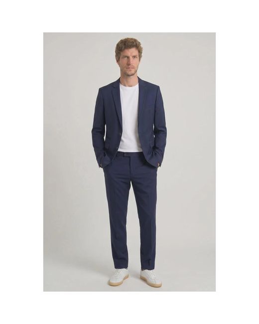 Drykorn Blue Suit Trousers for men