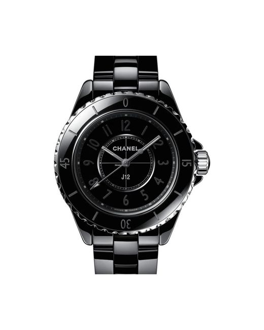 Chanel Accessoires ,Zwart ,Phantom Quartz 33Mm Zwart Keramisch Horloge in het Black
