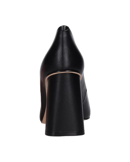 Carrano Schoenen ,Zwart ,Leer Met Hak Zwart in het Black