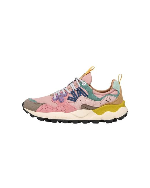 Flower Mountain White Sneakers