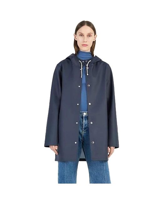 Rains Blue Rain Jackets