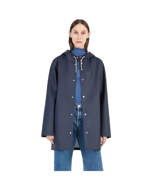 Rains Blue Rain Jackets