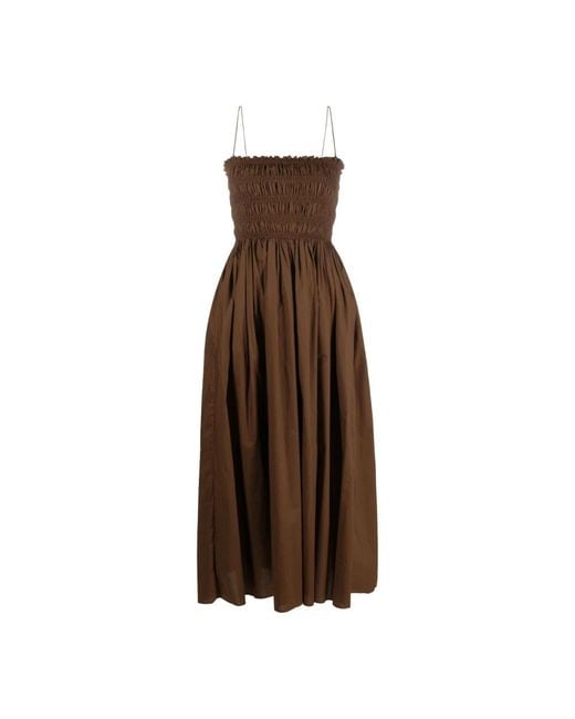 Matteau Brown Midi Dresses