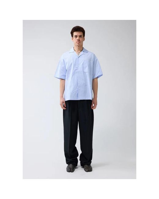 New Amsterdam Surf Association Blue Short Sleeve Shirts for men