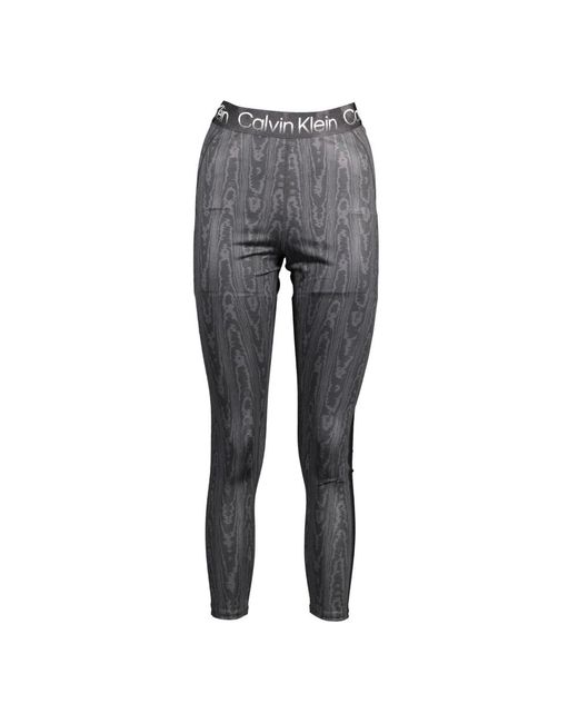 Trousers > leggings Calvin Klein en coloris Gray