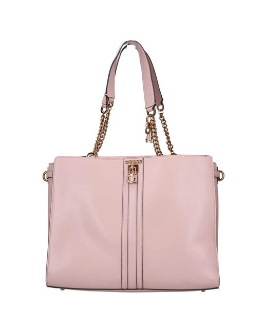 Guess Pink Ecopelle shopper