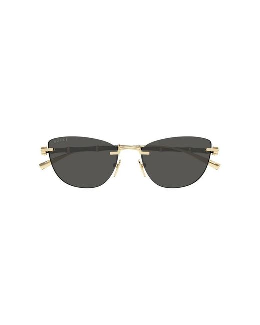 Gucci Yellow Sunglasses