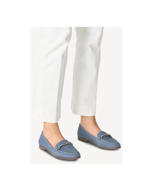 Tamaris Blue Loafers