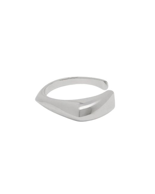 McQueen White Sculptural Cuff Bracelet