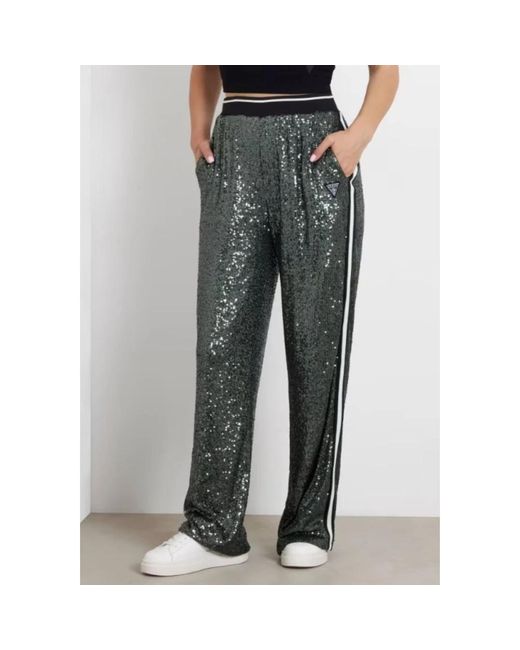 Guess Wide Trousers in het Gray