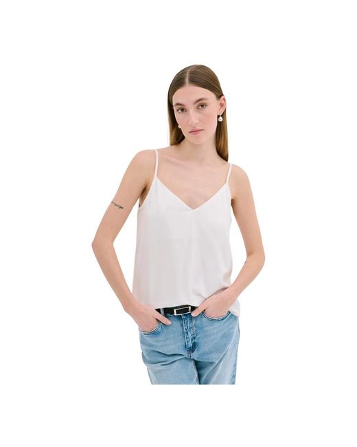 My Essential Wardrobe White Sleeveless Tops