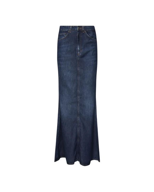 Dondup Blue Denim Skirts