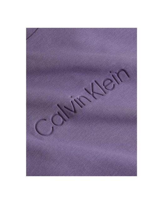 Calvin Klein Purple T-Shirts for men