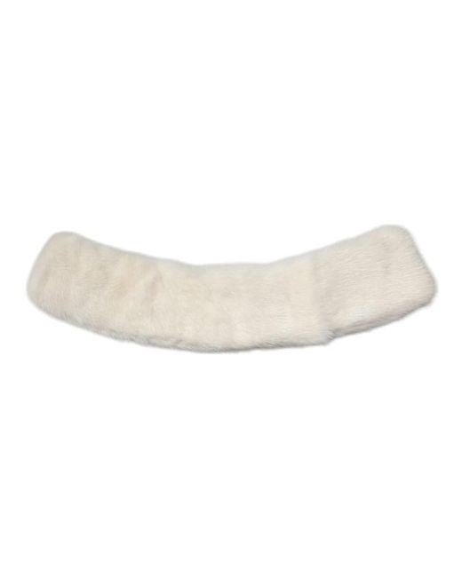 Dolce & Gabbana White Winter Scarves