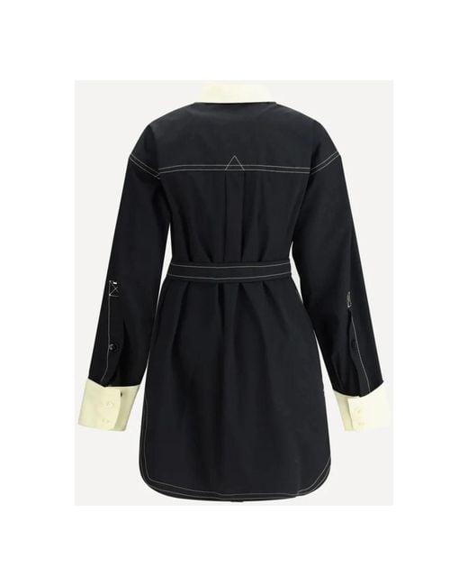 Sportmax Black Shirt Dresses
