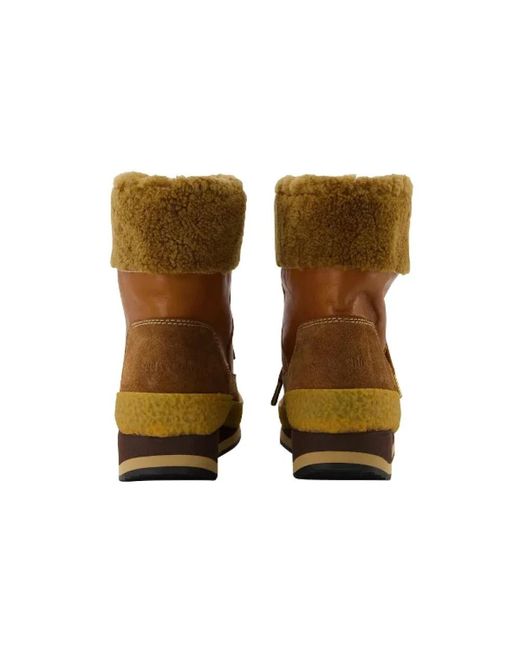 Chloé Brown Leder boots