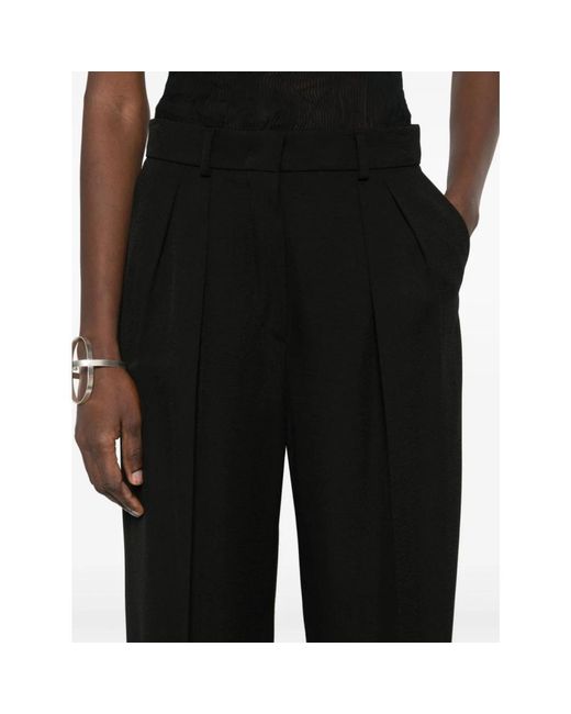 Sportmax Black Wide Trousers