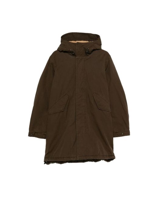 Aspesi Brown Parkas for men
