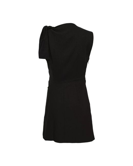 MSGM Black Short Dresses