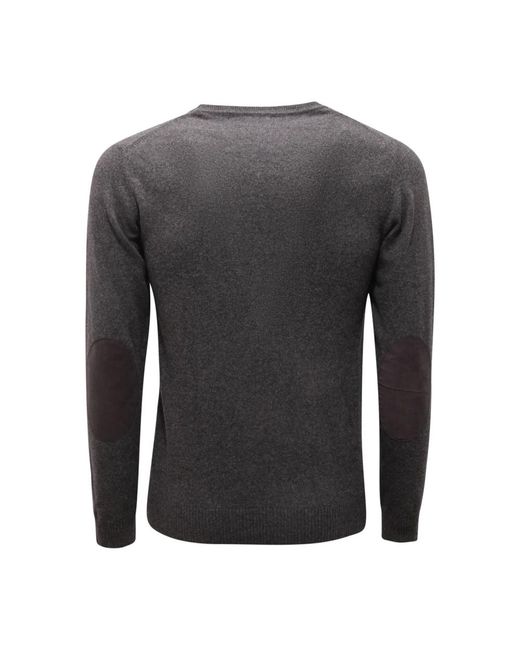 Daniele Fiesoli Black Round-Neck Knitwear for men