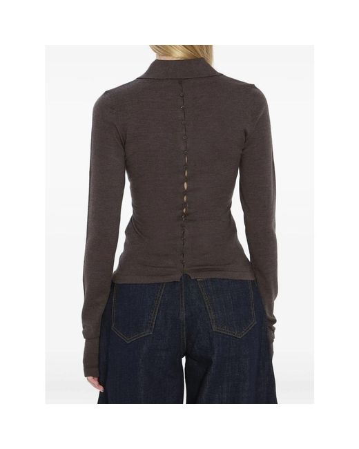 Jacquemus Round-Neck Knitwear in het Brown