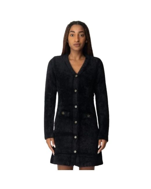 Twinset Black Knitted Dresses