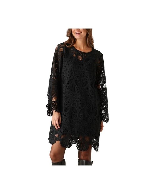 Moves Black Schwarzes Avios Mini Kleid