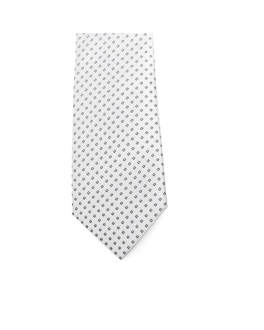Ties Canali de hombre de color White