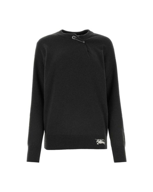 Burberry Black Cashmere Pullover