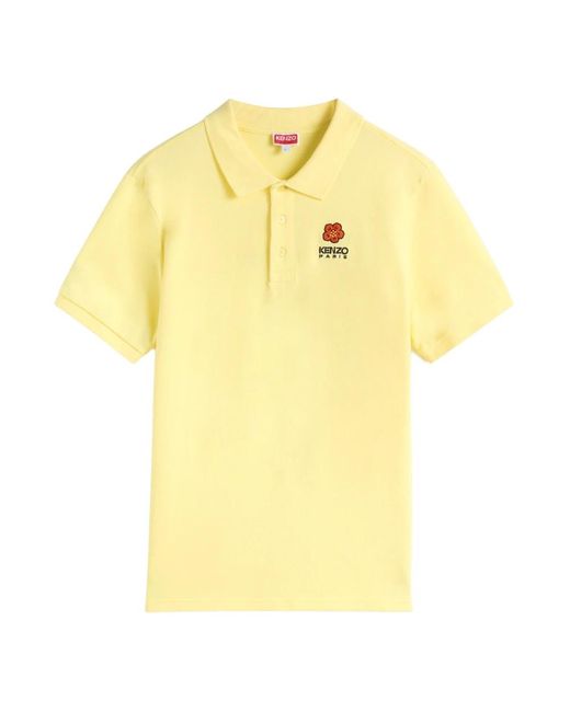 KENZO Yellow Polo Shirts for men