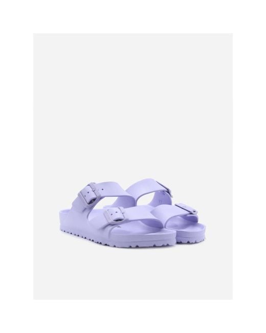 Sliders Birkenstock de color Purple