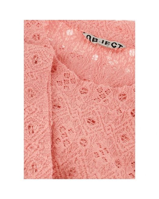 Object Objlaila S/S Re Top in het Red
