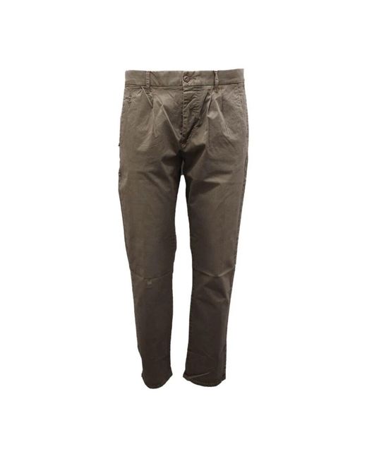 AT.P.CO Zerrissene Hose Omar Extreme Uniform in Gray für Herren