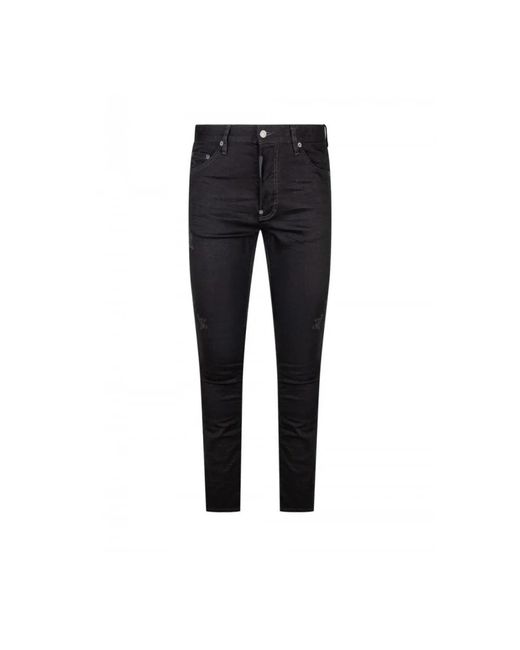 DSquared² Black Slim-Fit Jeans for men