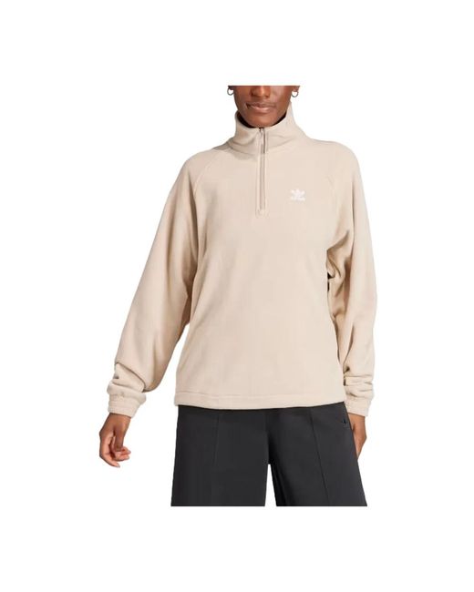 Adidas Natural Neutral court zip track top