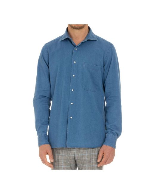Casual Shirts Borriello pour homme en coloris Blue
