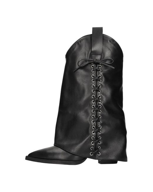 Toral Black Cowboy & Biker Boots