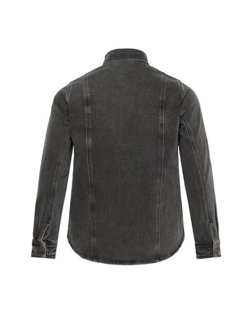 Denim Jackets di Kaffe in Gray