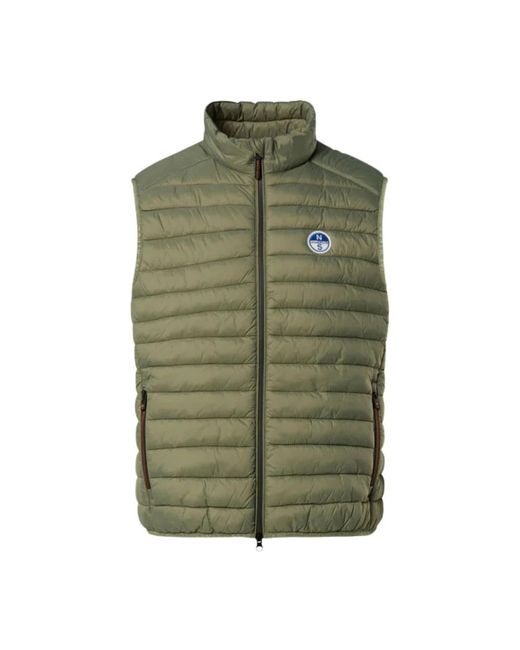 North Sails Jassen ,Groen ,Polyester Zephyr Ultralight Vest in het Green voor heren