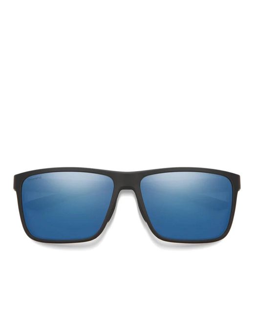 Smith Accessoires ,Zwart ,Riptide Zonnebril in het Blue