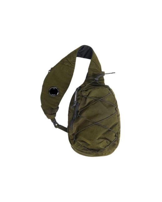 C P Company Crossbody Rugzak in het Green