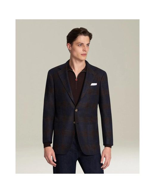 Blazers Kiton pour homme en coloris Blue